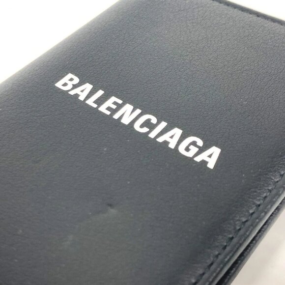 BALENCIAGA 551991 Everyday logo Passport Cover Stationery Bi-fold passport case - Picture 10 of 10